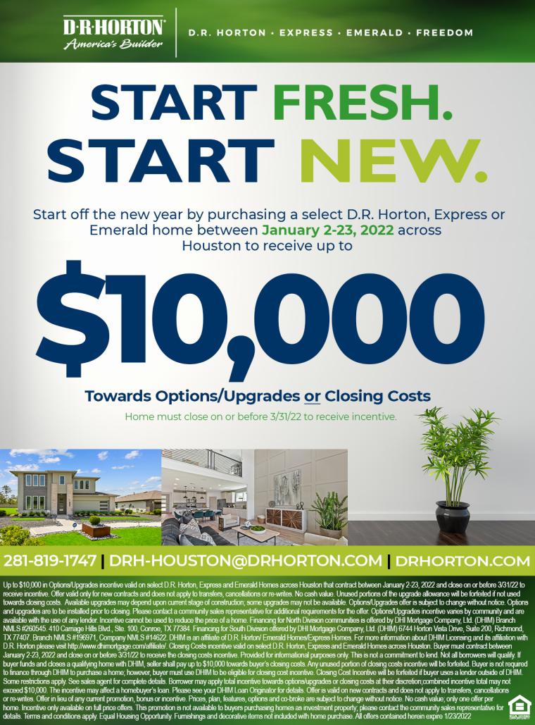 Express Homes Start Fresh Promotion