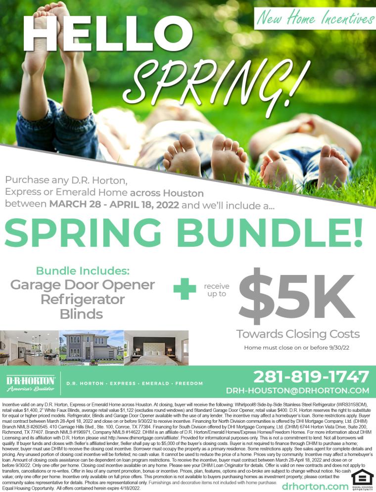 Spring is Here with Express Homes!